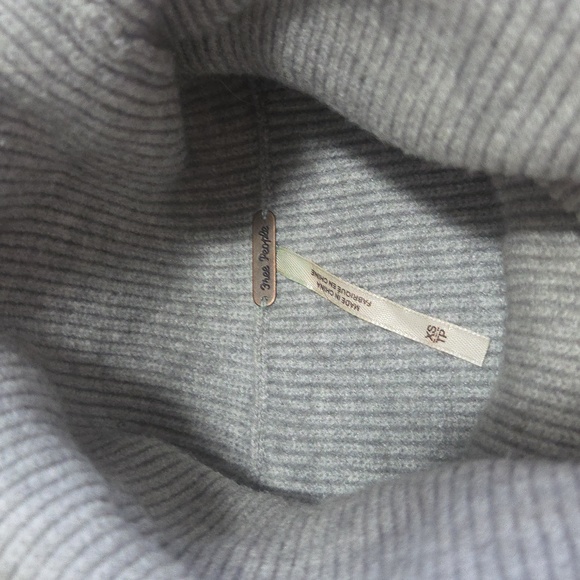 Free People Softly Structured Tunic Sweater In Dark Grey XS - Picture 4 of 9